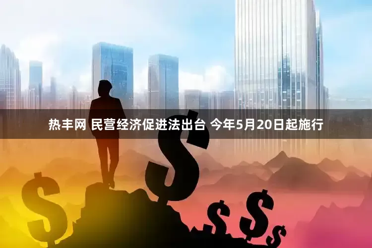 热丰网 民营经济促进法出台 今年5月20日起施行